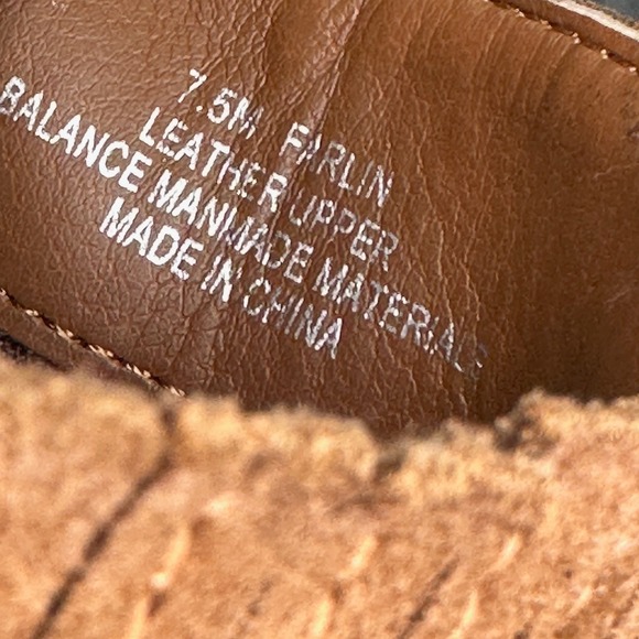 Dolce Vita Farlin Chelsea Bootie Size 7.5 Camel Brown Leather Pull On Boots - Picture 10 of 15